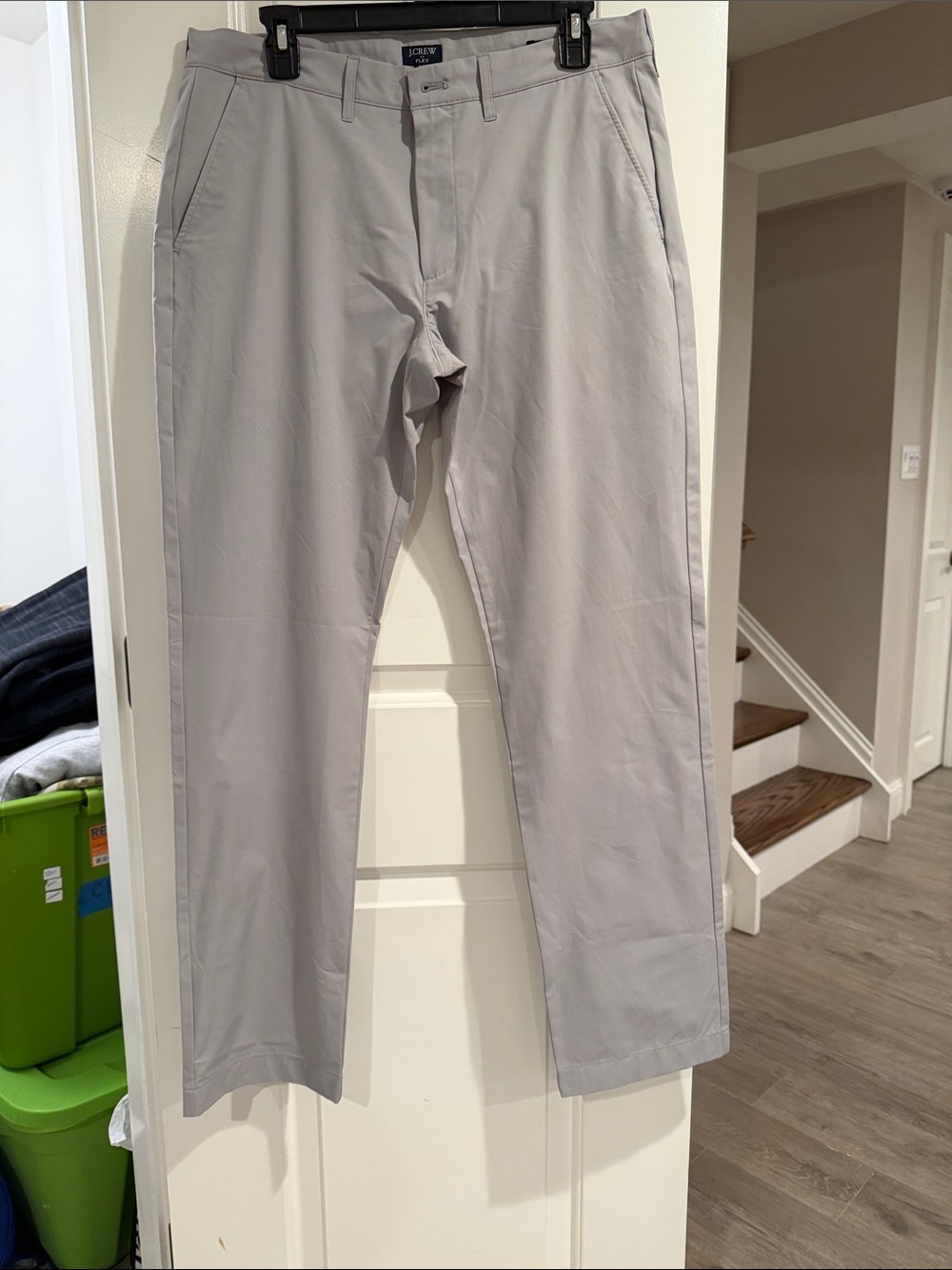 J. Crew Men’s Light Gray Stretch Chino Pants